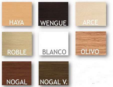 colores de la madera